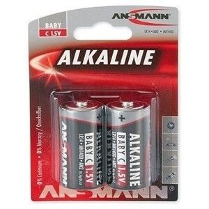 ANSMANN RED LINE - Batterie 2 x C - Carbon Zinc - Publicité