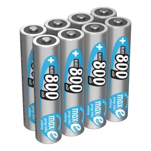 Pile ANSMANN AAA 800mAh micro NiMH 1,2V ¿ 1000x rechargeable (lot de 8) - Publicité