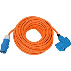 Brennenstuhl Adaptateur CEE IP44 25m orange H07RN-F 3G2,5 prise CEE, Connecteur coudé 230V/16A - 1167650525 - Publicité