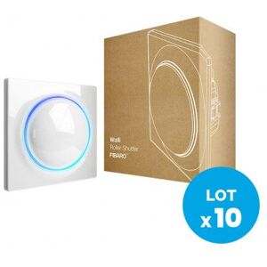 FIBARO - Interrupteur intelligent pour volet roulant Z-Wave+ Fibaro Walli Roller Shutter (Pack de 10) - Publicité