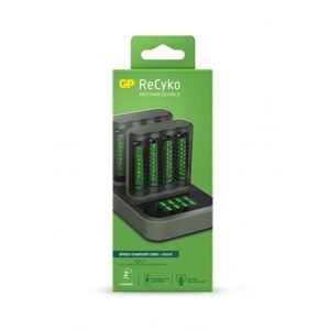 GP ReCyKo M451 USB - 2 Chargeurs rapide 2-4 heures + 8 accus LR6/AA 2600mAh + Station d'accueil double emplacement - Publicité