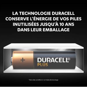 DURACELL Piles Plus 100% AA x24 - Publicité