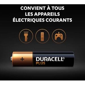 DURACELL Piles Plus 100% AAA x12 - Publicité