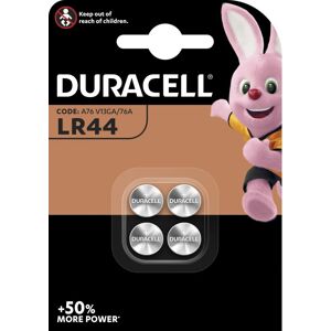 Duracell - Batterie 4 x LR44 - Alcaline - 150 mAh - Publicité