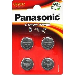 PANASONIC - Pile bouton lithium CR2032 X4 - Publicité