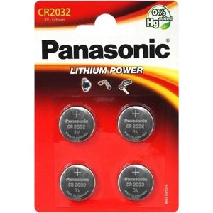 PANASONIC - Pile bouton lithium CR2032 X4 - Publicité