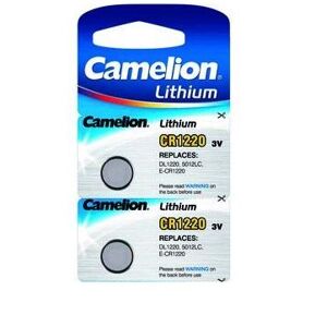 Camelion Techtastic' 2x CR1220 batteries de voiture clés alarme fob piles de la télécommande - Publicité