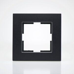 VIKO Plaque de finition plastique noir 1 poste 81x83x10mm - Publicité