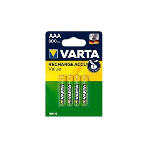 Varta Rechargable Accu - Batterie 4 x type AA - NiMH - (rechargeables) - 800 mAh - Publicité