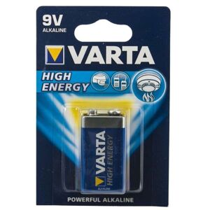 Varta High Energy 04922 - Batterie 9V - Alcaline - Publicité
