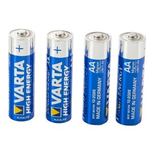 Varta High Energy - Batterie 4 x type AA - Alcaline - Publicité