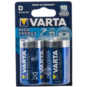 Varta High Energy - Batterie 2 x D - Alcaline - 16500 mAh - Publicité