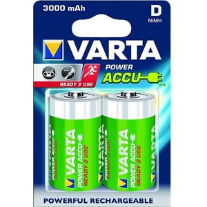 Varta Power Accu - Batterie 2 x D - NiMH - (rechargeables) - 3000 mAh - Publicité