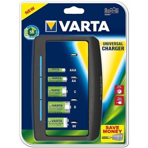Varta Universal Charger - 5 - 8 h chargeur de batteries - (pour 4xAA/4xAAA, 4xD, 4xC, 1x9V) - Publicité