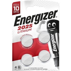 Energizer Coin Batterie CR 2025 Lithium CR2025 163 mAh 3 V 4 St. Publicité