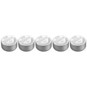 Lot de 5 Piles bouton Silver 309 / SR754 SW 0% Mercure 1,55V
