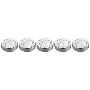 Lot de 5 Piles bouton Silver Oxyde 377 / SR626 SW 0% mercure