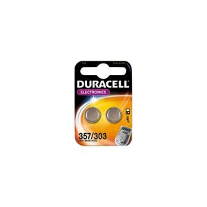 Duracell Electronics 357H - Batterie 2 x SR44 - oxyde d'argent - 190 mAh - Publicité