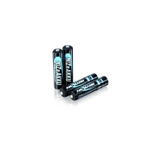 ANSMANN Piles Réchargeables Micro AAA HR03 900mWh NiZN avec 1,6V (Pack de 4) - Publicité