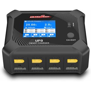 ULTRA POWER UP9 AC 100W DC 200W 5A*4 4 Ports Chargeur d'Équilibre LCD de Batterie - Publicité