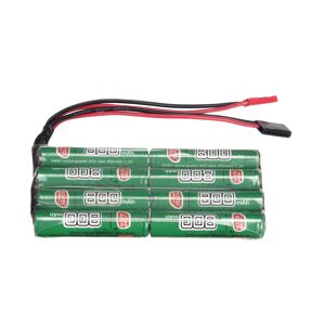 Batterie Gens ACE 9.6V 800mAh AAA NiMH avec fiche JST Futaba pour drone de course RC