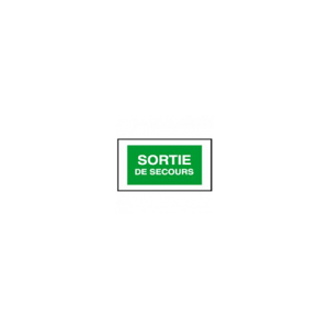 Legrand Plaque signalisation additionnelle arcor - ''sortie de secours'' 062585