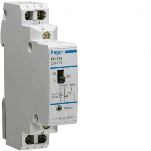 Hager relais securite pour dsc gaz 24v en175