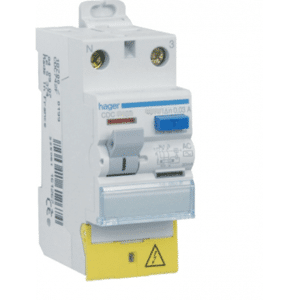 Hager interrupteur différentiel 2p 63a 30ma ac borne décalée cdc764f