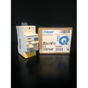 HAGER Interrupteur différentiel - 2p 63a 30ma type ac sanvis - hager cds764f