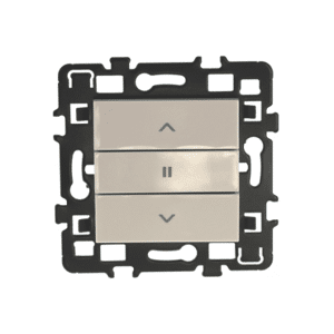 Interrupteur volet roulant blanc 3 positions gamme esprit eurohm 61823