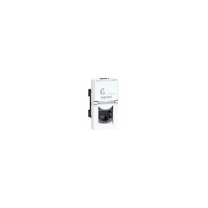 Prise rj45 mosaic categorie 6 ftp 1 module blanc lcs² legrand 076562