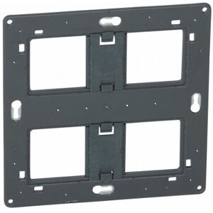 Support grand format batibox pour programme celiane/mosaic 2x2 postes 2x4/5 modules legrand 080264