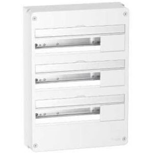 SCHNEIDER ELECTRIC Resi9 - coffret en saillie blanc (ral 9003)- 3 rangées de 18 modules schneider electric schr9h18403