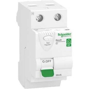 SCHNEIDER ELECTRIC Resi9 xe - interrupteur différentiel - 2p - 40a - 30ma - type a - embrochable schneider electric r9era240