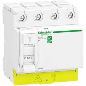 Resi9 - interrupteur differentiel - 4p - 40a - 30ma - type ac - peignable schneider electric r9prc440