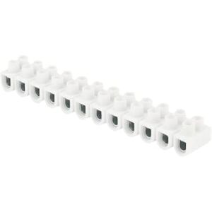 DEBFLEX Blocs de jonction életriques   Barrières de connexion électrique du terminal   Connecteur rapide borne de serrage pour câble électrique   Barette 6mm ²   Blanc Vrac   704110 - Publicité