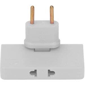 LiebeWH 5 Pièces Adaptateur de Prise de Sortie Europe Convertisseur de Prise UE Extension de 180 Degrés 1 à 3 Adaptateur de Prise UE sans Fil 110 à 250 V (Blanc) - Publicité