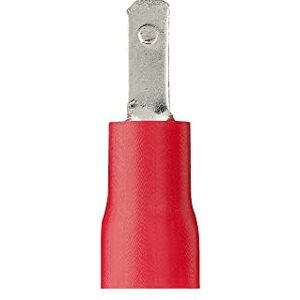 DEBFLEX Connecteur electrique   Adaptateur prise   Prise Plate   Raccord electrique   Fiche electrique   Sachet De 10 Clips Male Pre Isole Rouge Dim 2,8X0,8mm      711050 - Publicité