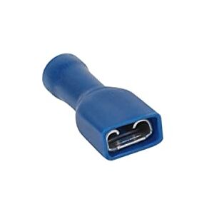 DEBFLEX Connecteur electrique   Adaptateur prise   Prise Plate   Raccord electrique   Fiche electrique   Sachet De 10 Clips Fem Isolee Bleu Dim6,3X0,8mm      711046 - Publicité