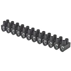 DEBFLEX Blocs de jonction életriques   Barrières de Connexion Terminal   Connecteur Rapide borne de Serrage pour câble électrique Barette 10 mm Vrac   704040, Noir Vrac, 10 milimètre carré - Publicité