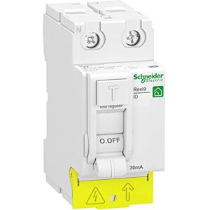 Schneider Electric R9PRA263 Resi9 inter différentiel 2P 63A 30mA Type A peignable alim bas Int Diff XP 2P 63A 30mA A - Publicité