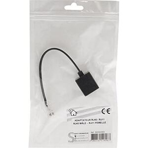 DiO Connected Home DIO043000 Adaptateur Rj45 Male/ Rj11 Femelle, Noir - Publicité