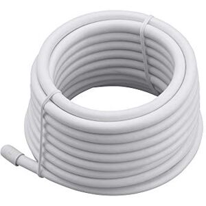 DEBFLEX Bobinot de câble Bobine de Fils électrique Câble électrique Couronne de câble Bobinot de câble de 5 mètres Cable Télé 17 Vatc Blanc 225311 - Publicité