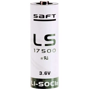 Saft LS-17500 Batterie au lithium, A, bobine, 3600 mAh, 17.13 mm diamètre, 50.9 mm Hauteur - Publicité