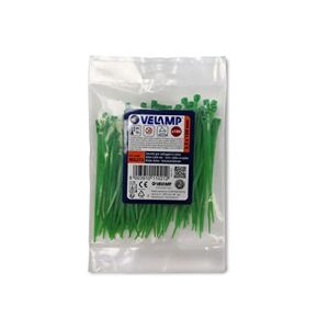 Velamp Serre-câbles verts en nylon 2,5 x 100-100 pièces - Publicité