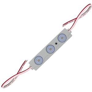 Lumonic Chaîne de modules LED Blanc froid 12000K 12V 1,5W 1250mA IP65 3x LED par module 88,5x17,5mm - Publicité