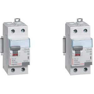 Legrand Interrupteur différentiel 2P 230V~ 40A type F 30mA 2 modules (Lot de 2) - Publicité