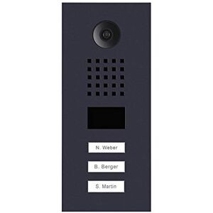 DoorBird portier vidéo IP 3 Boutons d'appel D2103V-RAL7016 - Publicité