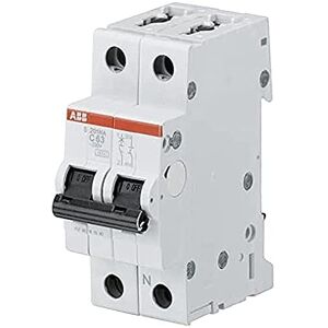 ABB S201 NA C13 Interrupteur automatique 6KA 1P+N, blanc - Publicité