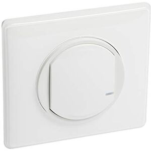 Legrand Interrupteur sans fil supplémentaire pour installation connectée Céliane with Netatmo avec plaque Laqué Blanc - Publicité